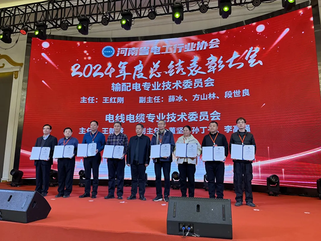 索凌電氣榮獲河南省電工行業雙優稱號， 持續助力電力行業發展