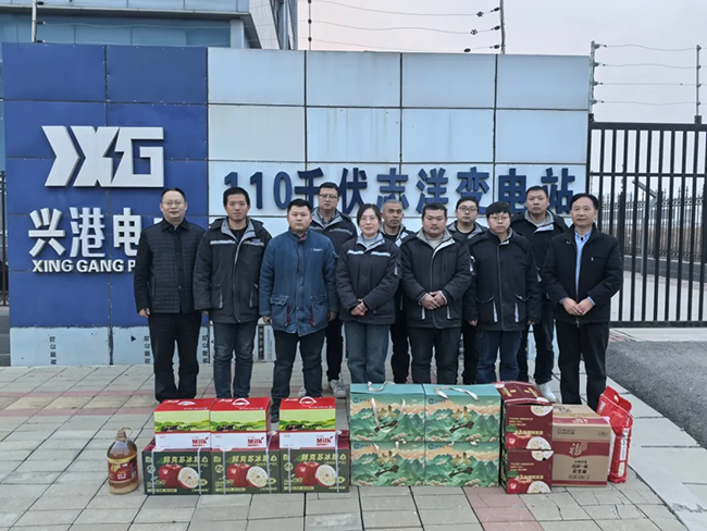 索凌電氣新春慰問送關懷，節前安全督導保平安