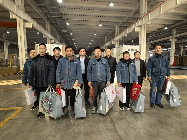 索凌電氣新春慰問送關懷，節前安全督導保平安